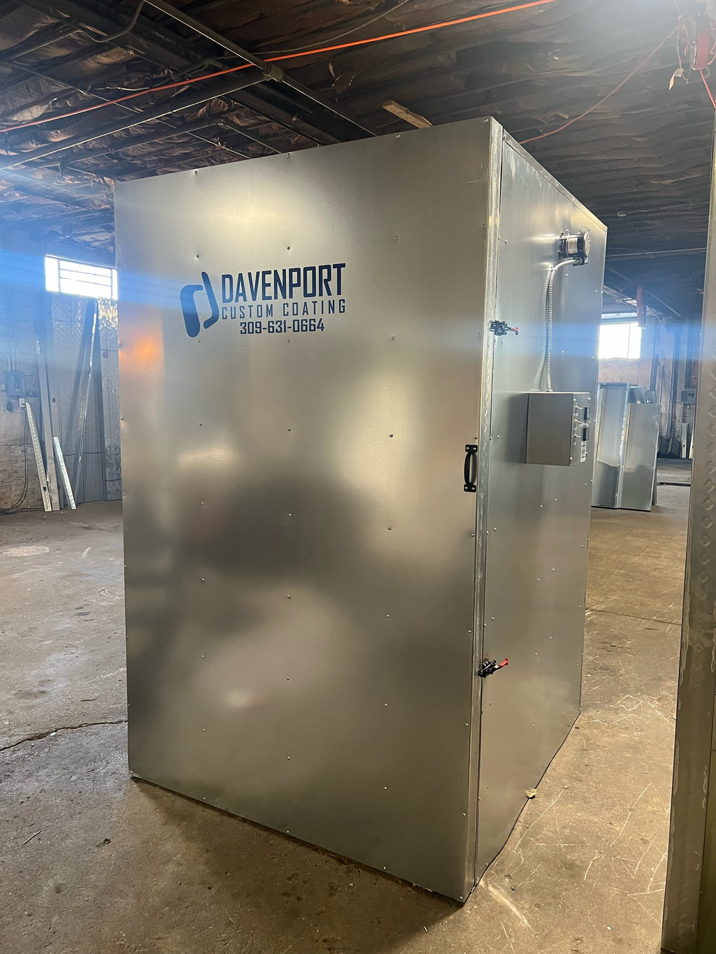 5x5x8 Electric Batch Powder Coating Oven